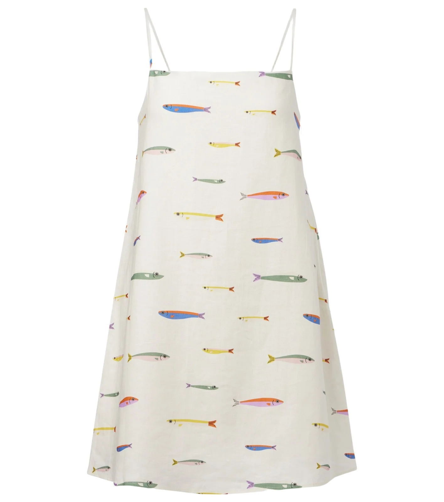 Laura printed cotton minidress