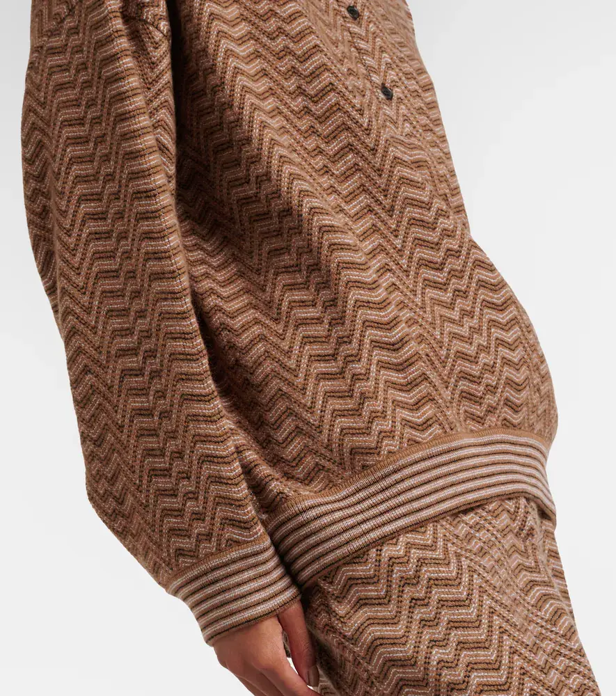Missoni Zigzag wool and cotton polo sweater | Thumbnail 6 Missoni Zigzag wool and cotton polo sweater | Thumbnail 6
