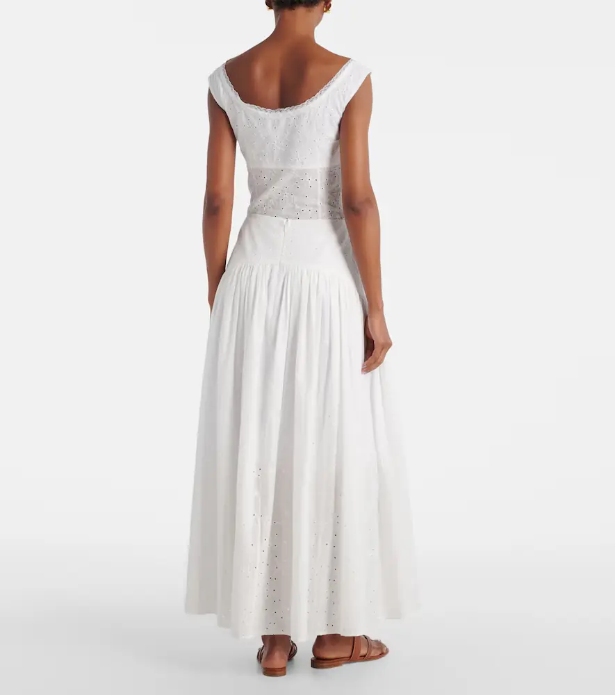 Staud Procida pleated cotton maxi skirt | Thumbnail 2 Staud Procida pleated cotton maxi skirt | Thumbnail 2