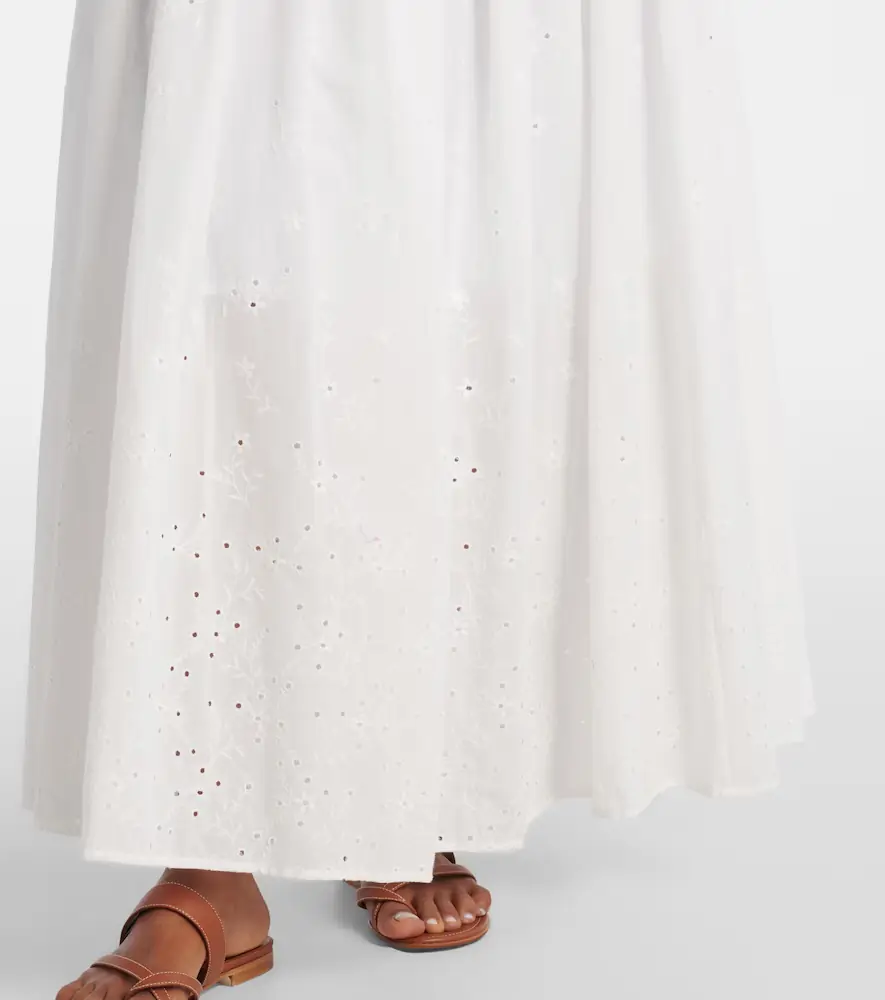 Staud Procida pleated cotton maxi skirt | Thumbnail 5 Staud Procida pleated cotton maxi skirt | Thumbnail 5