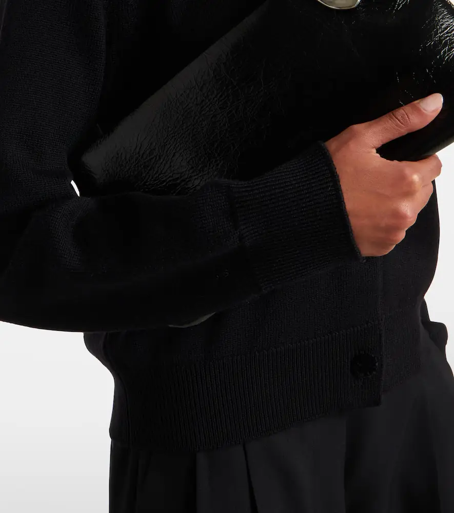 Jil Sander Sequined virgin wool cardigan | Thumbnail 3 Jil Sander Sequined virgin wool cardigan | Thumbnail 3