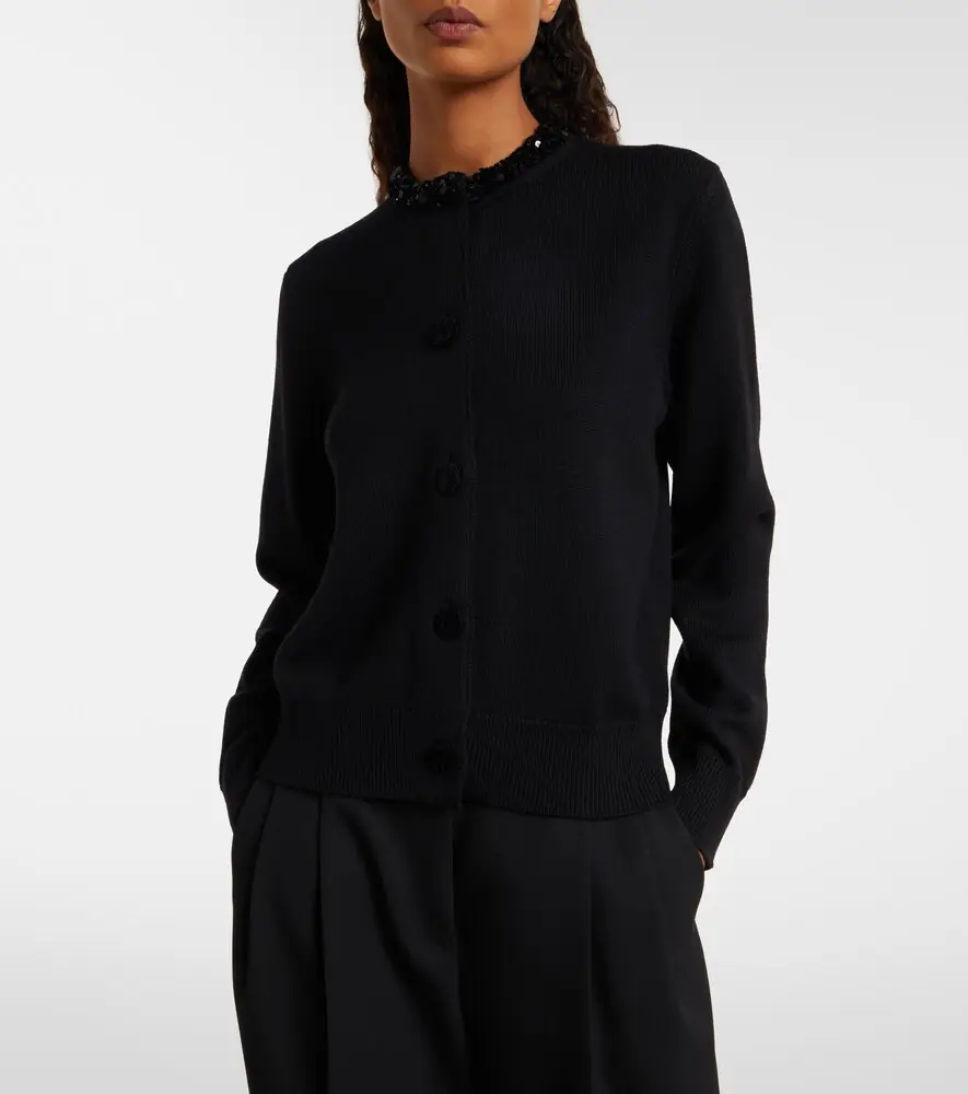 Jil Sander Sequined virgin wool cardigan | Thumbnail 5 Jil Sander Sequined virgin wool cardigan | Thumbnail 5