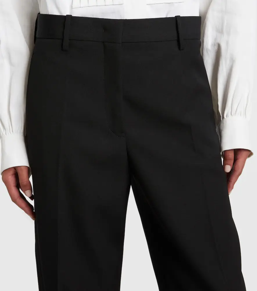 Jil Sander Low-rise wool straight pants | Thumbnail 2 Jil Sander Low-rise wool straight pants | Thumbnail 2