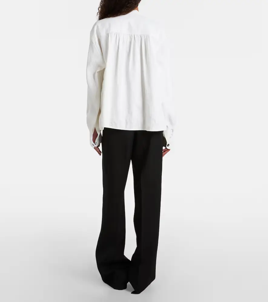 Jil Sander Low-rise wool straight pants | Thumbnail 3 Jil Sander Low-rise wool straight pants | Thumbnail 3