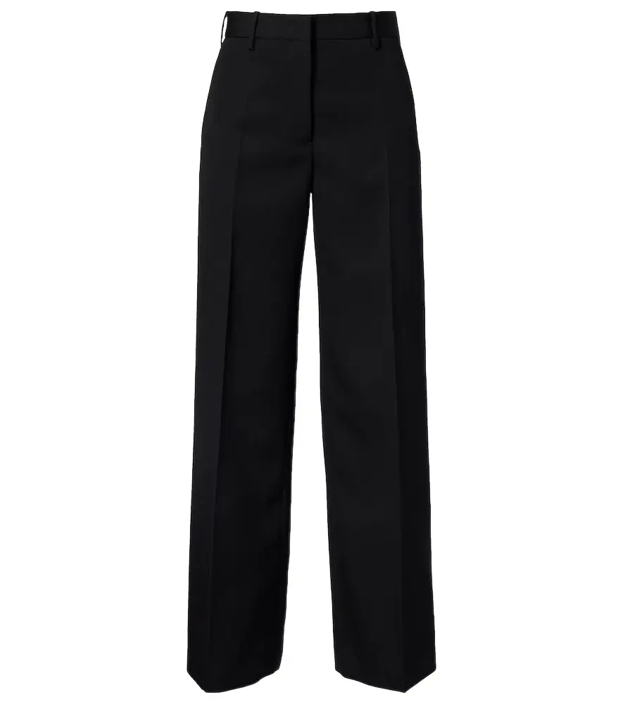 Jil Sander Low-rise wool straight pants