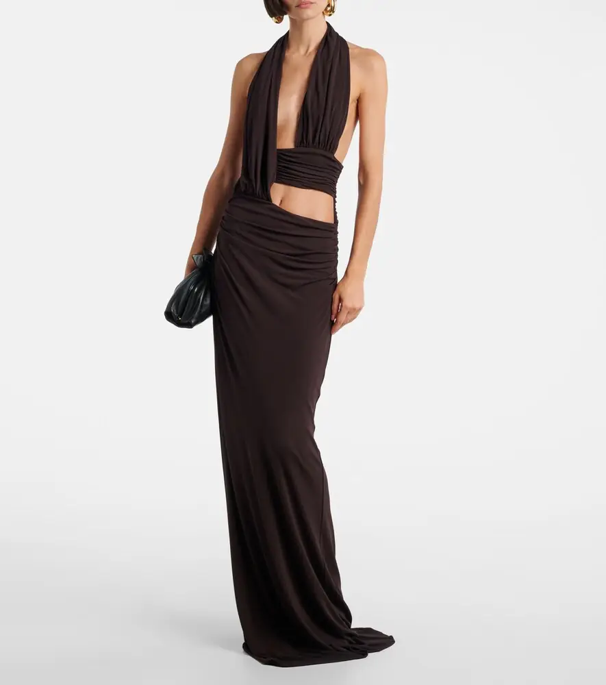 Christopher Esber Cutout halterneck jersey maxi dress | Thumbnail 2