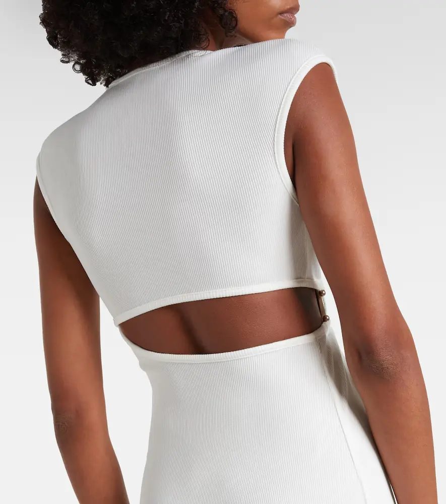 Christopher Esber Mineral Stone embellished jersey gown | Thumbnail 3