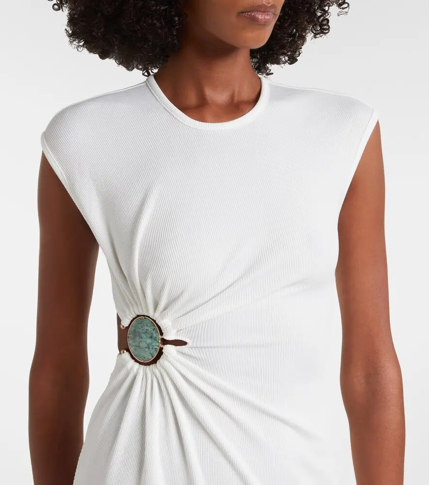 Christopher Esber Mineral Stone embellished jersey gown | Thumbnail 6
