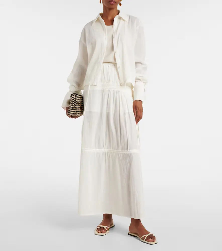 TOTEME Cotton maxi skirt | Thumbnail 2 TOTEME Cotton maxi skirt | Thumbnail 2