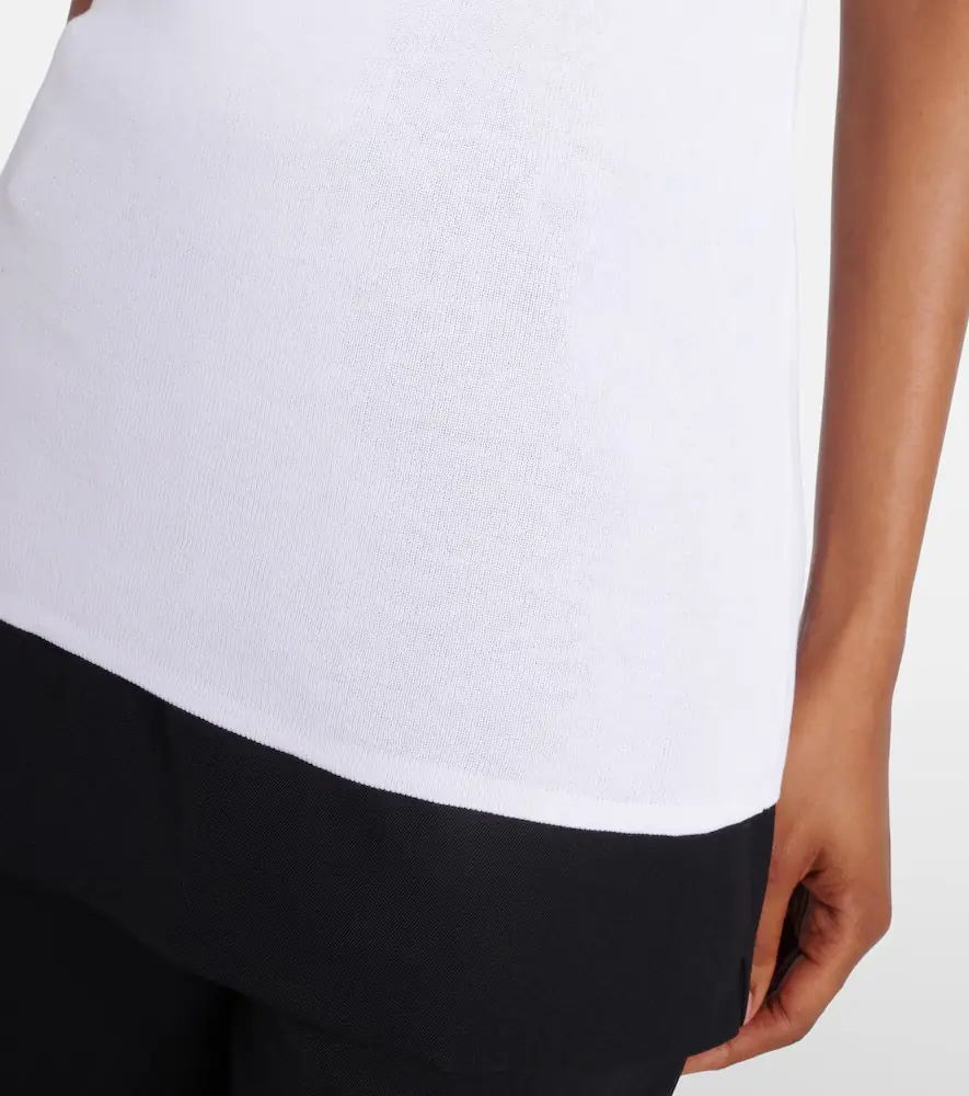 TOTEME Cotton jersey tank top | Thumbnail 4