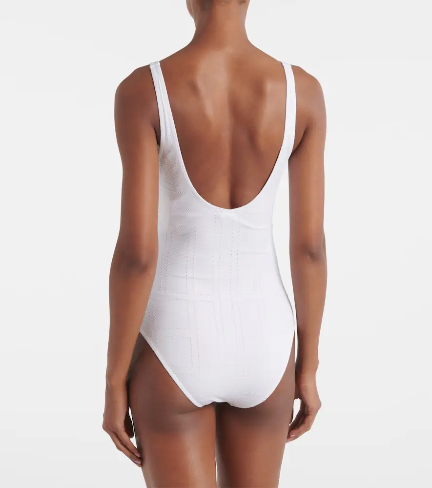 TOTEME Monogram jersey swimsuit | Thumbnail 3 TOTEME Monogram jersey swimsuit | Thumbnail 3