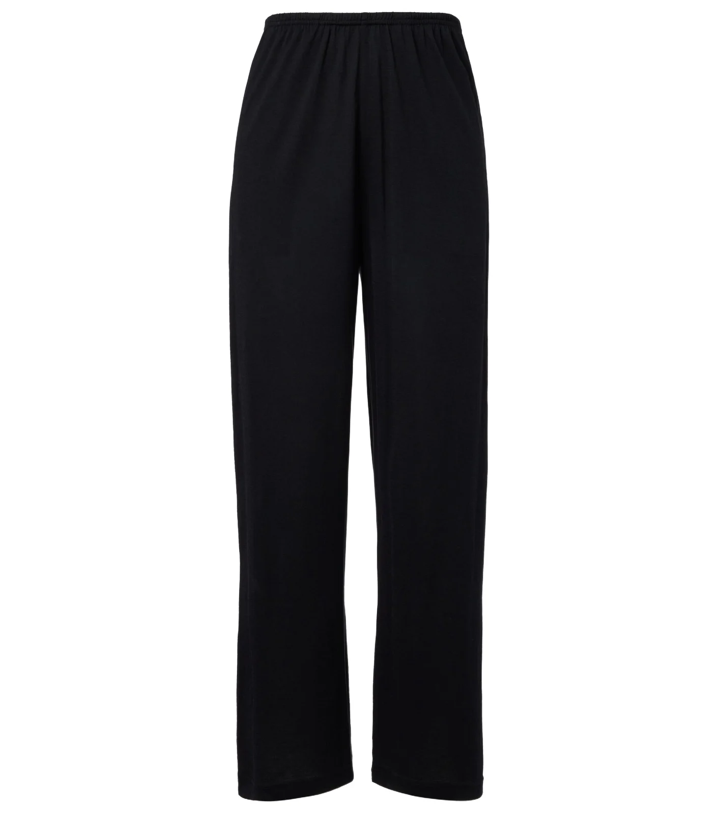 Cotton and silk straight pants Cotton and silk straight pants