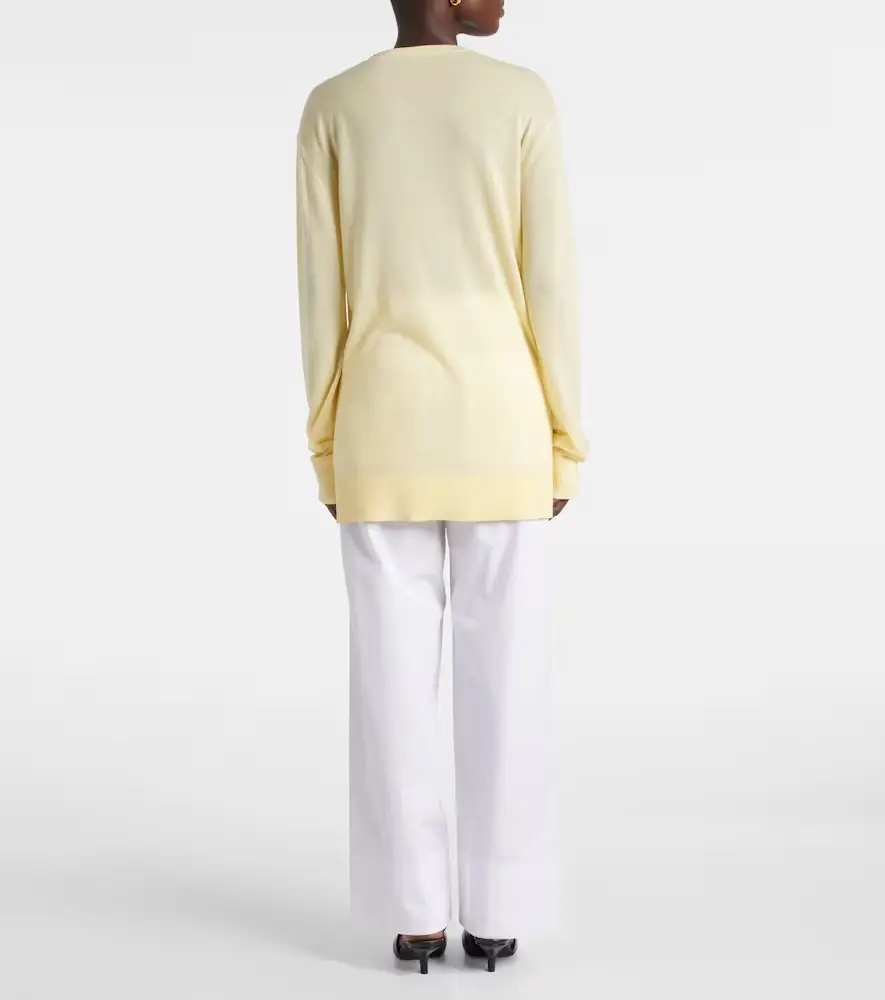 TOTEME Oversized semi-sheer sweater | Thumbnail 3 TOTEME Oversized semi-sheer sweater | Thumbnail 3