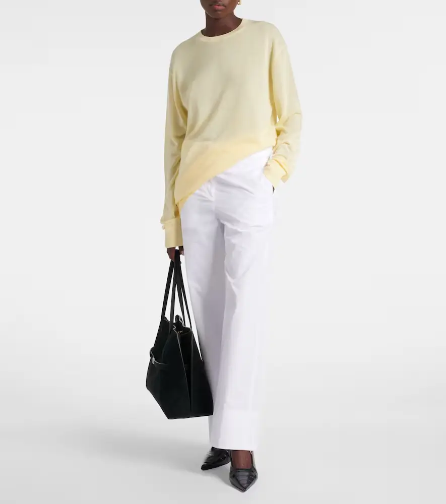 TOTEME Oversized semi-sheer sweater | Thumbnail 5 TOTEME Oversized semi-sheer sweater | Thumbnail 5