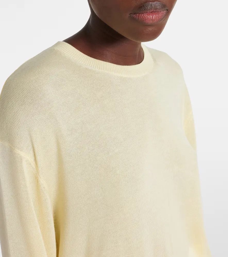 TOTEME Oversized semi-sheer sweater | Thumbnail 6 TOTEME Oversized semi-sheer sweater | Thumbnail 6