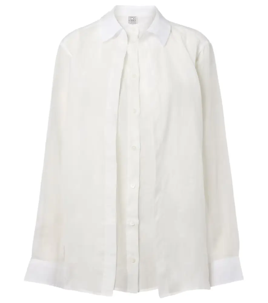 Toteme Layered ramie voile shirt | Image 1 Toteme Layered ramie voile shirt | Image 1