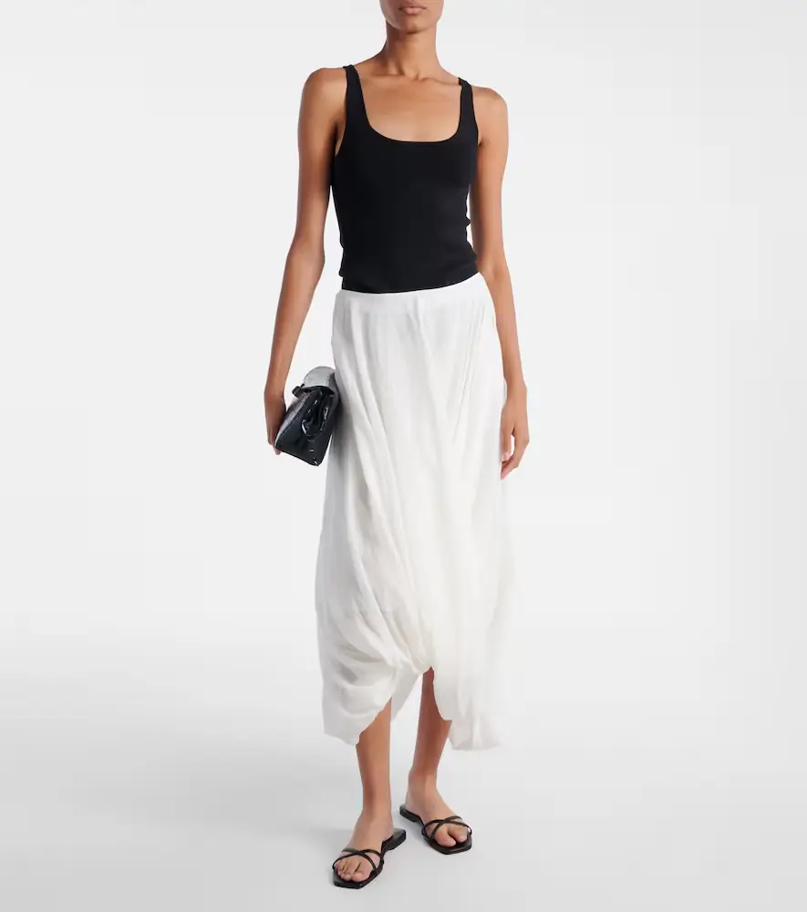 TOTEME Draped midi skirt | Thumbnail 2 TOTEME Draped midi skirt | Thumbnail 2