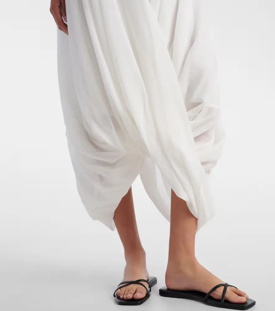 TOTEME Draped midi skirt | Thumbnail 5 TOTEME Draped midi skirt | Thumbnail 5