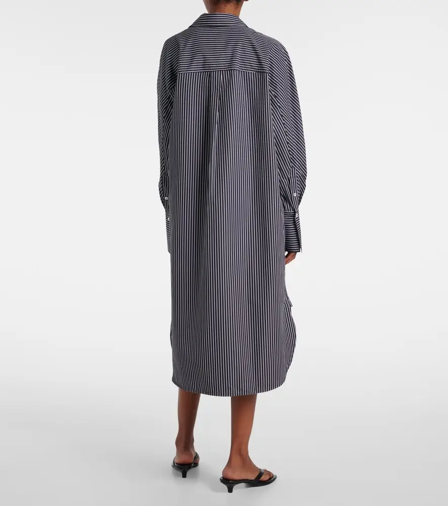 TOTEME Striped cotton poplin shirt dress | Thumbnail 5 TOTEME Striped cotton poplin shirt dress | Thumbnail 5