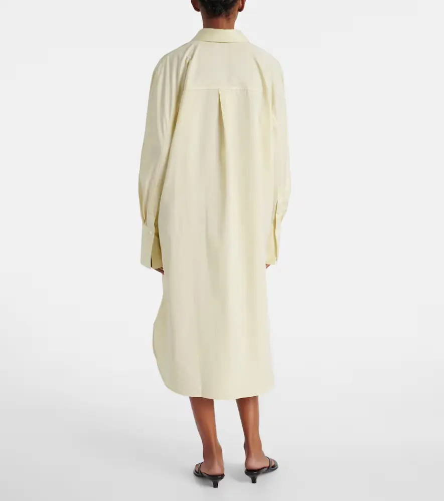 TOTEME Cotton poplin shirt dress | Thumbnail 4 TOTEME Cotton poplin shirt dress | Thumbnail 4