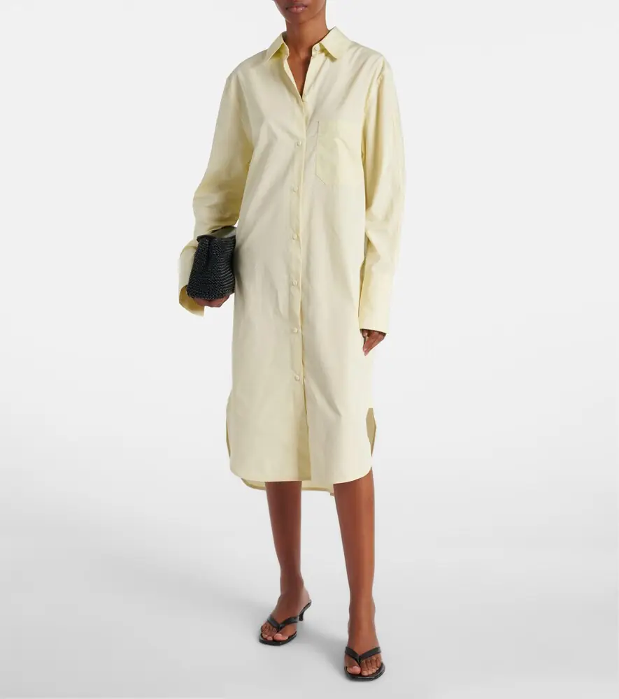 TOTEME Cotton poplin shirt dress | Thumbnail 5 TOTEME Cotton poplin shirt dress | Thumbnail 5