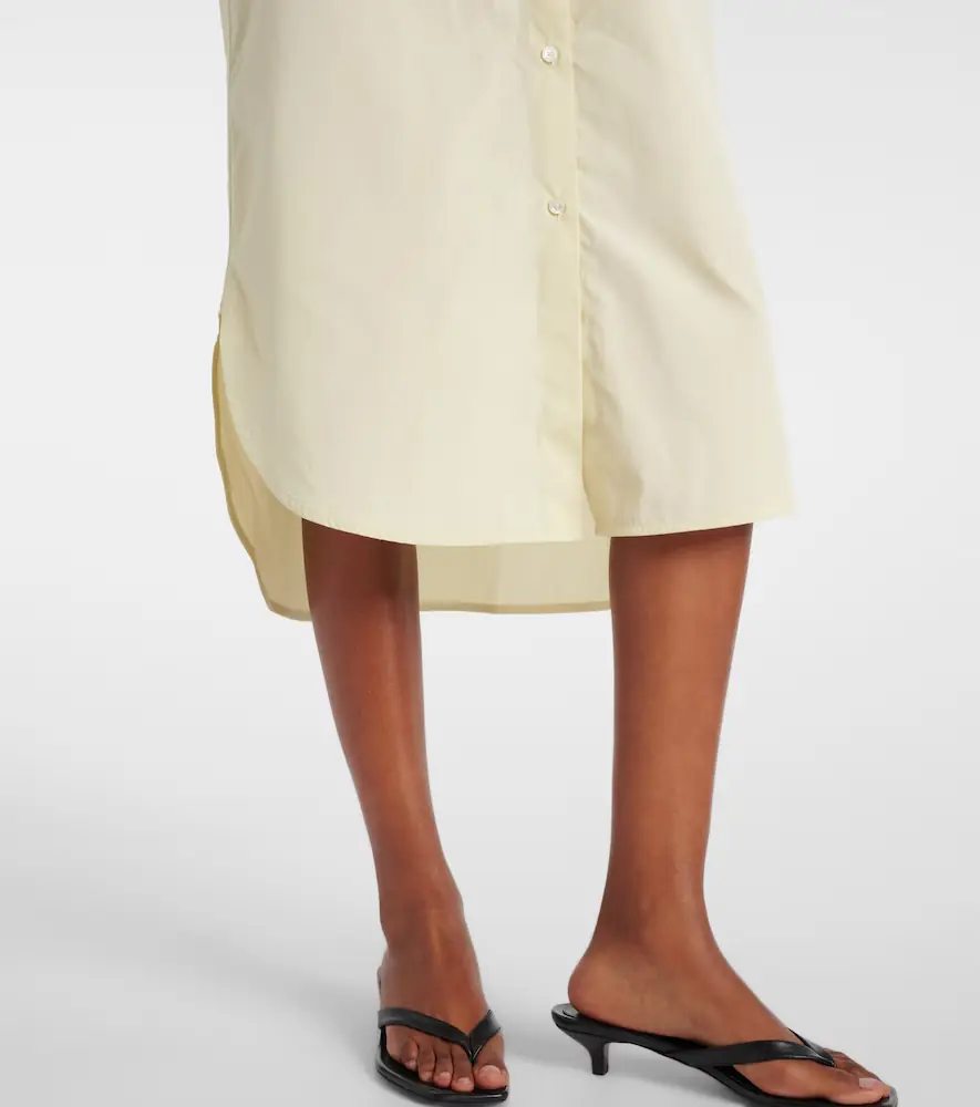 TOTEME Cotton poplin shirt dress | Thumbnail 7 TOTEME Cotton poplin shirt dress | Thumbnail 7