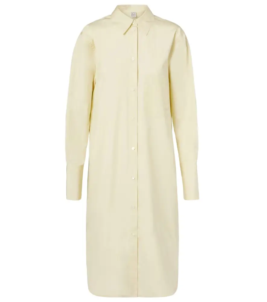 TOTEME Cotton poplin shirt dress