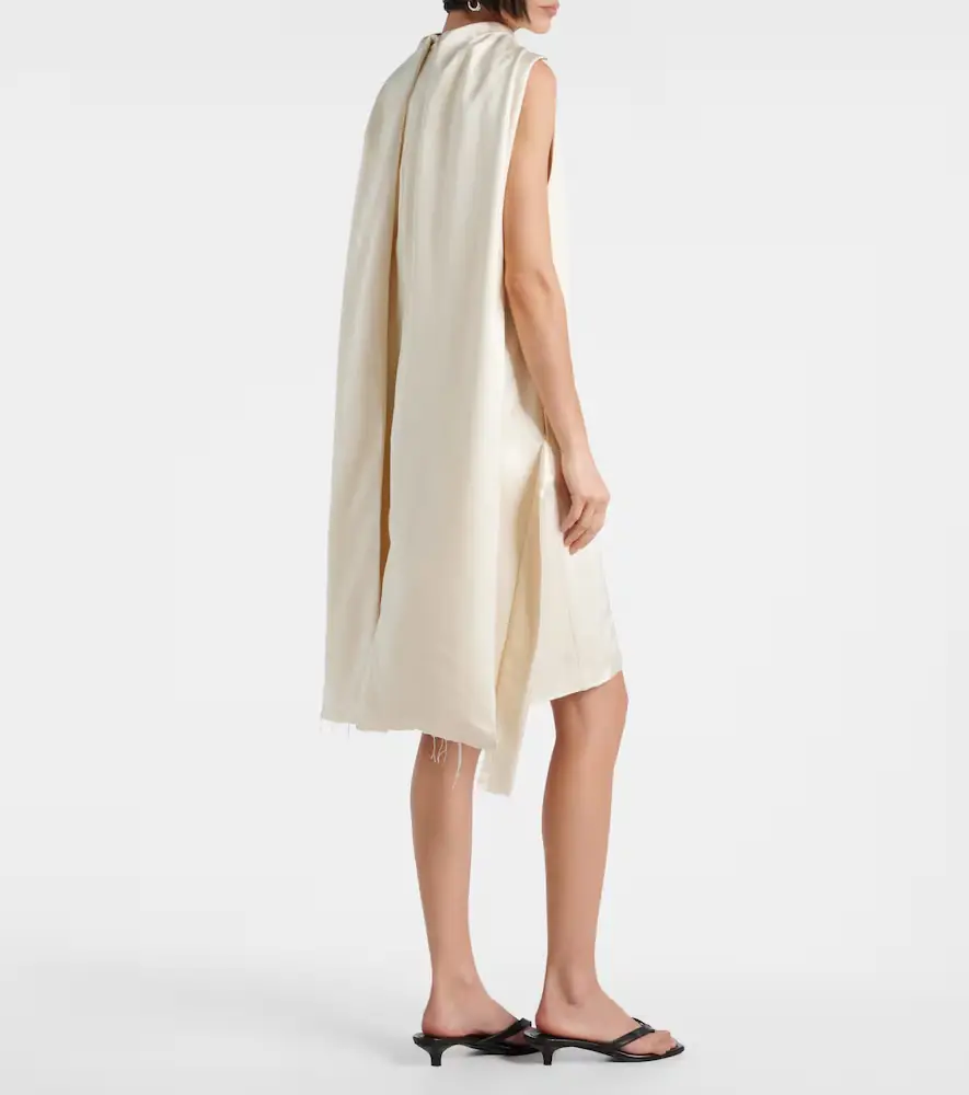 TOTEME Cocoon deconstructed satin minidress | Thumbnail 6