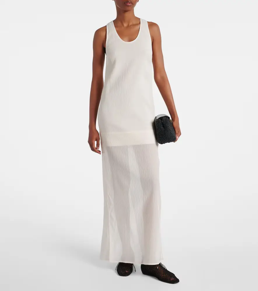TOTEME Cotton and silk maxi dress | Thumbnail 2