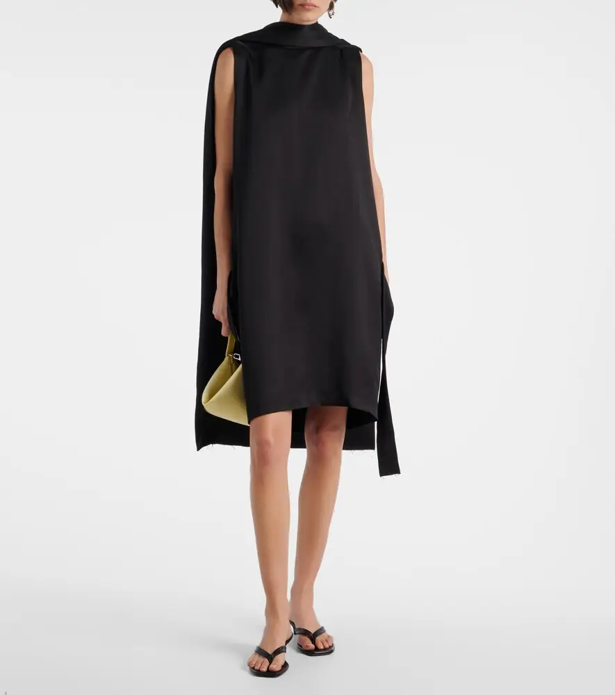 TOTEME Cocoon deconstructed satin minidress | Thumbnail 2
