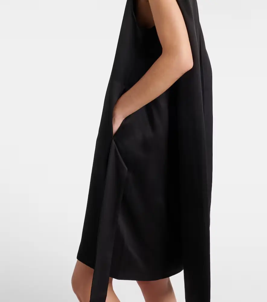 TOTEME Cocoon deconstructed satin minidress | Thumbnail 4