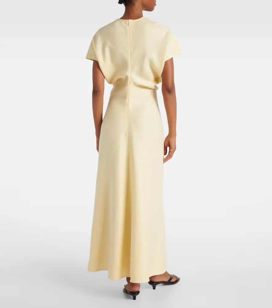 TOTEME Draped maxi dress | Thumbnail 6
