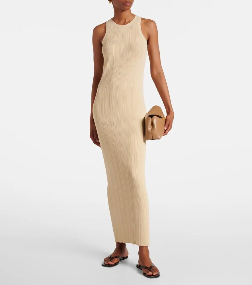TOTEME Ribbed-knit maxi dress | Thumbnail 4