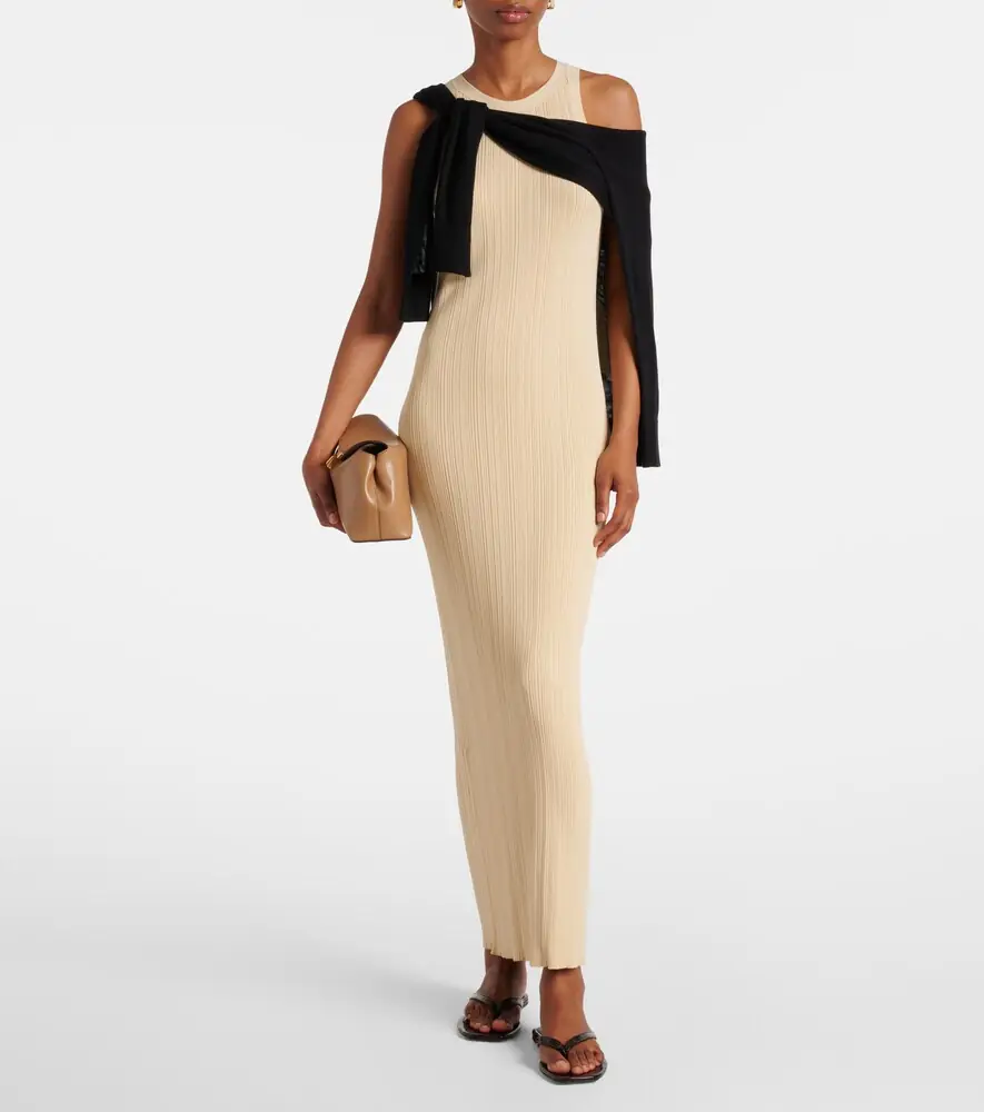 TOTEME Ribbed-knit maxi dress | Thumbnail 5