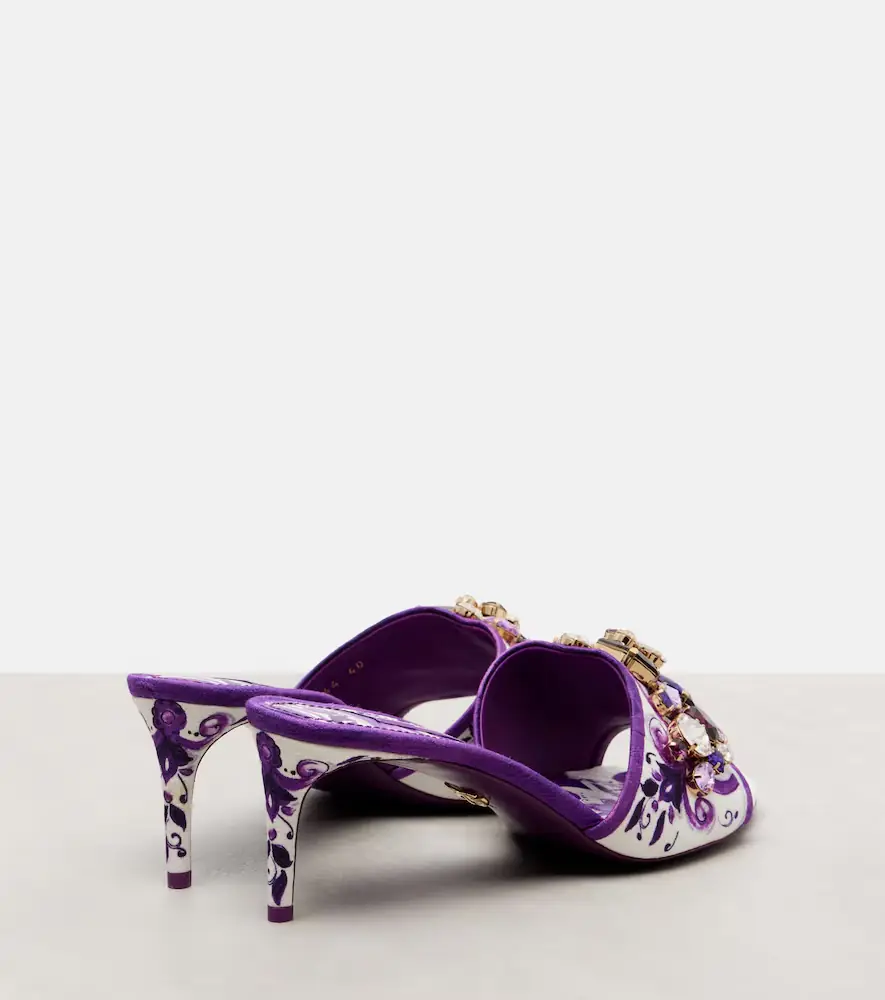 Dolce & Gabbana Majolica 60 mules | Thumbnail 3