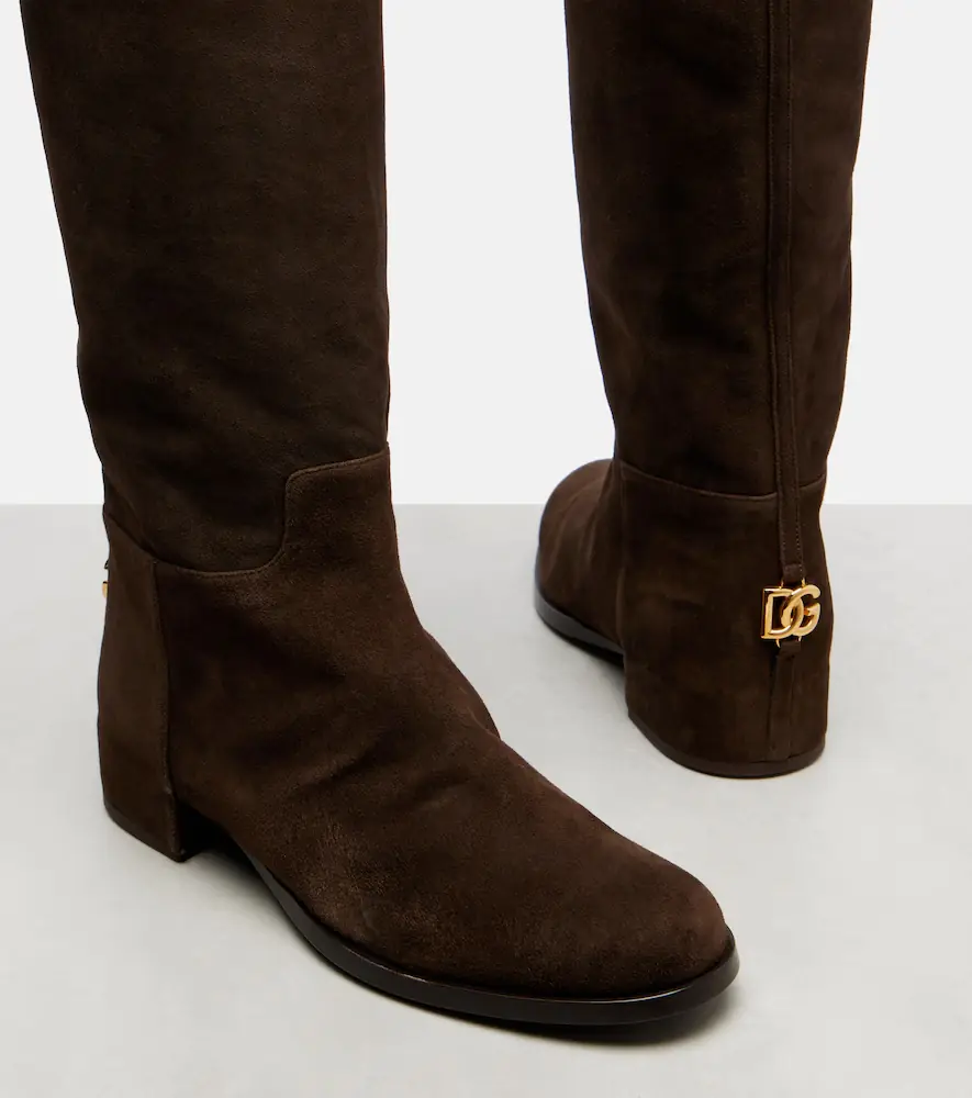 Dolce & Gabbana Suede over-the-knee boots | Thumbnail 2 Dolce & Gabbana Suede over-the-knee boots | Thumbnail 2