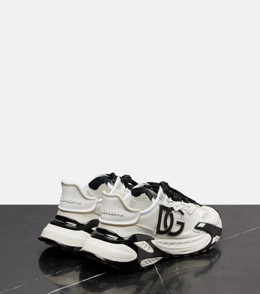 Dolce & Gabbana Day Faster DG suede-trimmed sneakers | Thumbnail 2