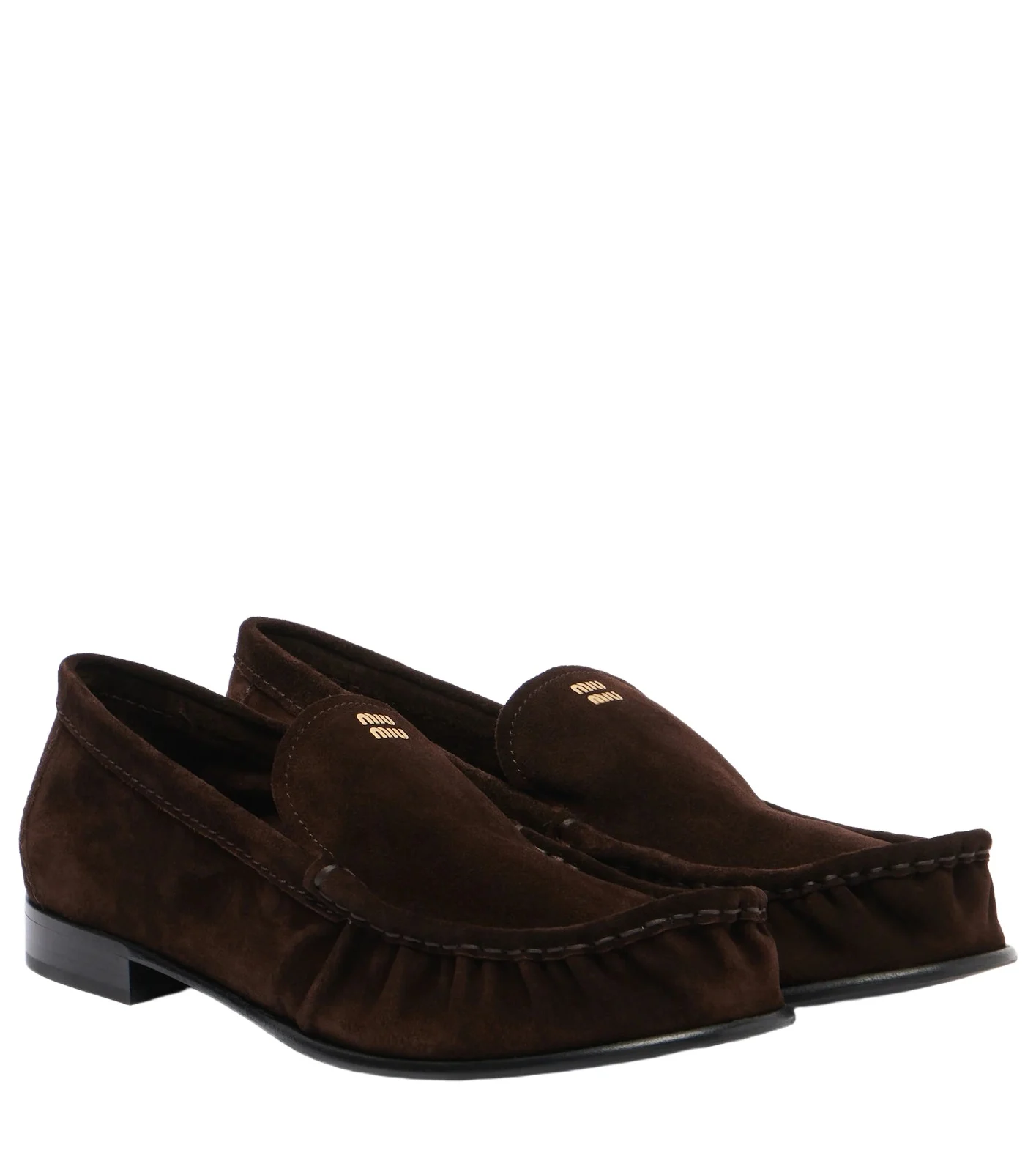 Suede loafers