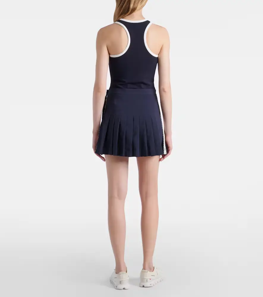Tory Burch Pleated twill tennis skirt | Thumbnail 4