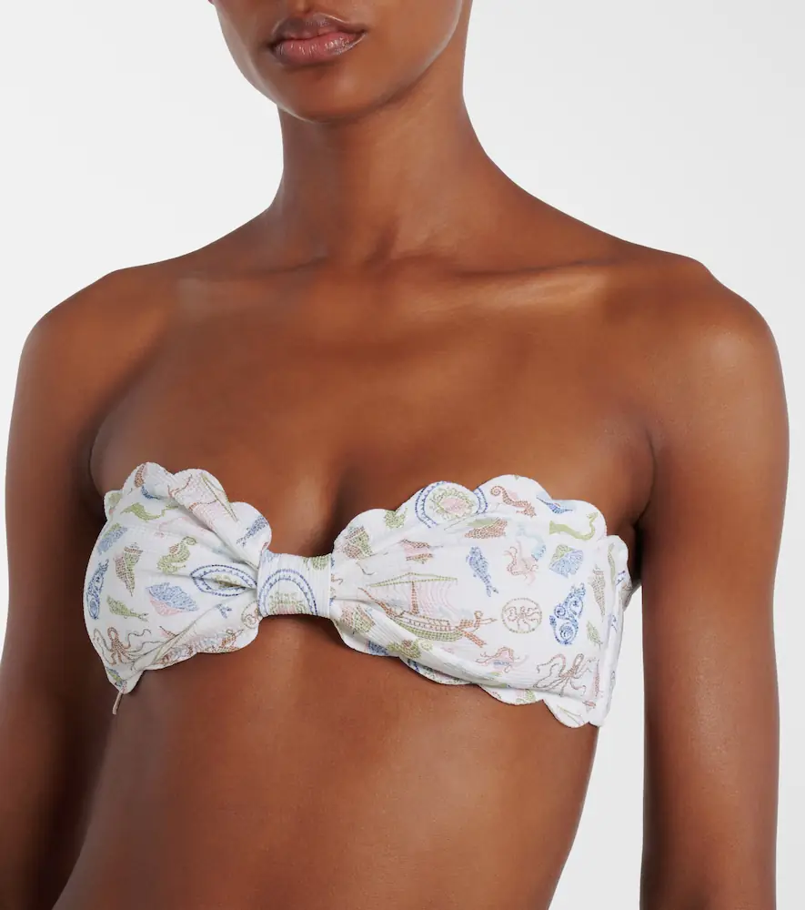 Marysia Antibes scalloped bandeau bikini top | Thumbnail 2 Marysia Antibes scalloped bandeau bikini top | Thumbnail 2