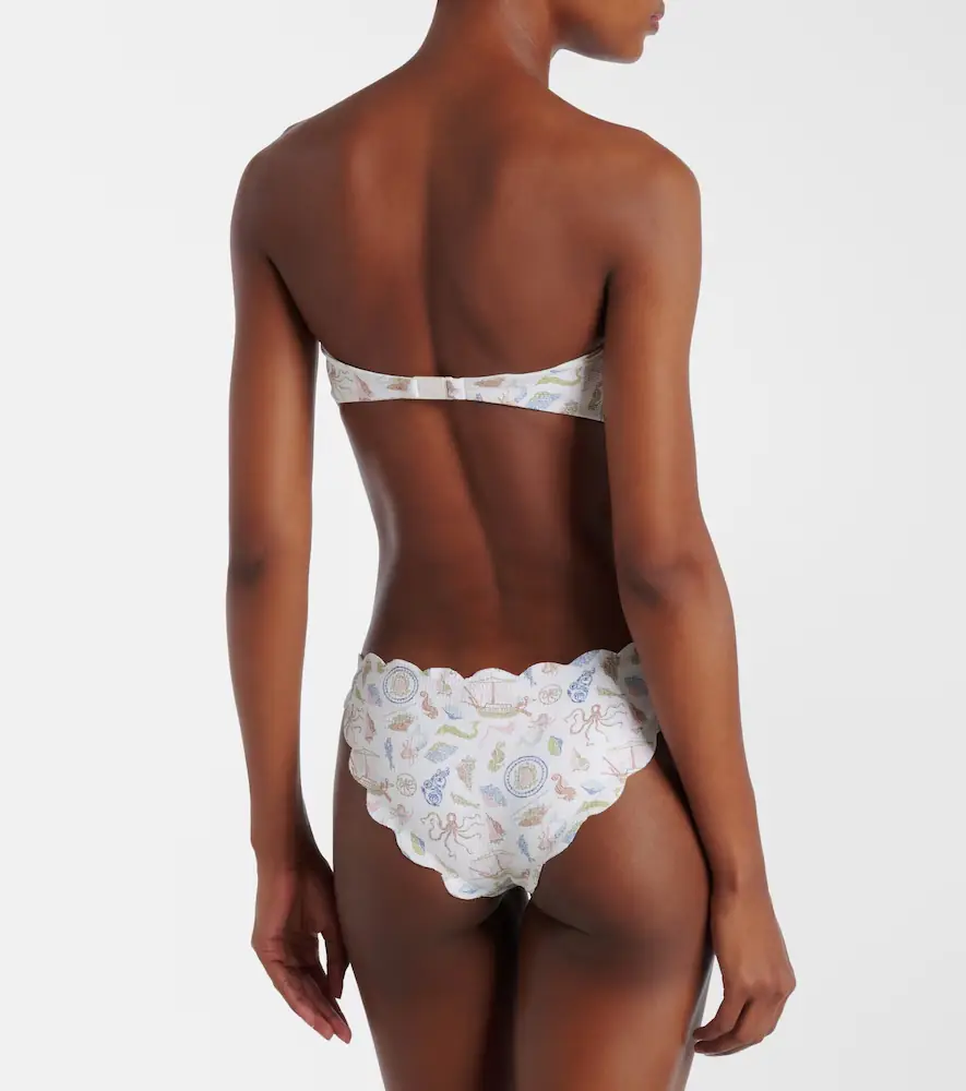 Marysia Antibes scalloped bandeau bikini top | Thumbnail 4 Marysia Antibes scalloped bandeau bikini top | Thumbnail 4