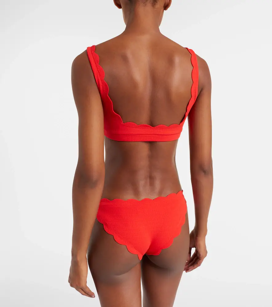 Marysia Mini Palm Springs scalloped bikini top | Thumbnail 4