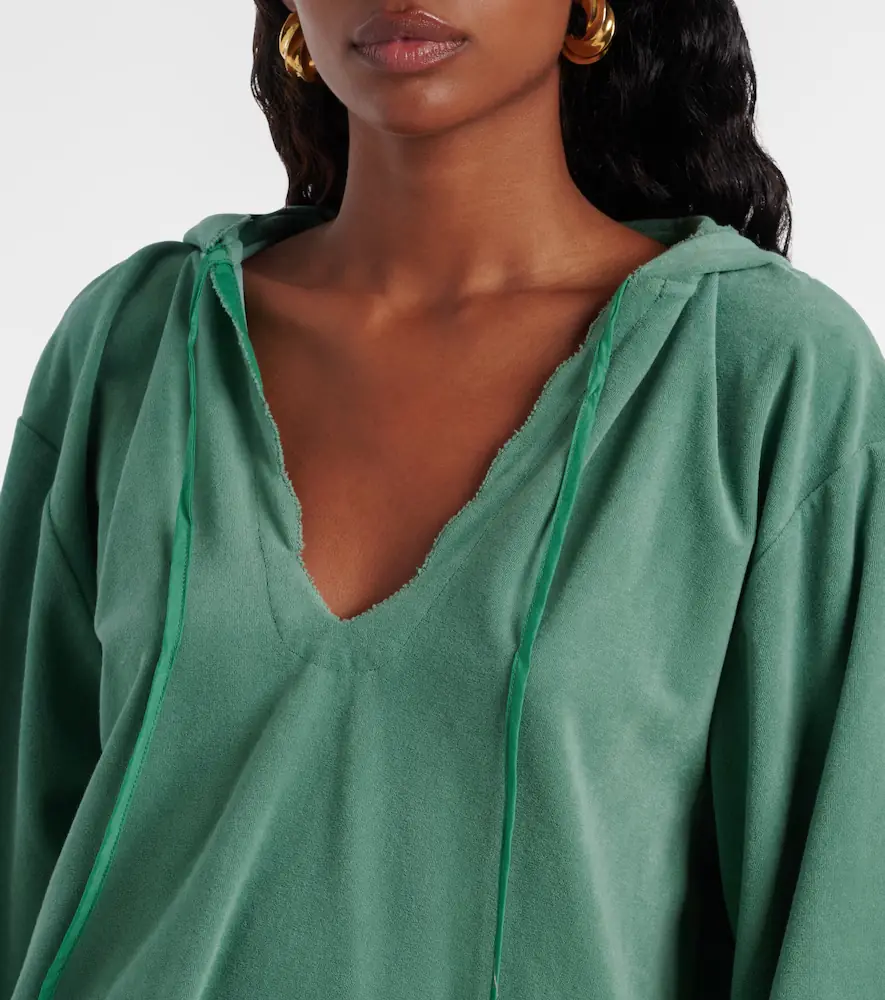 Marysia Baughman cotton-blend terry top | Thumbnail 3