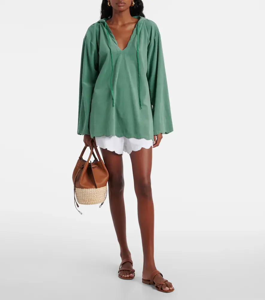 Marysia Baughman cotton-blend terry top | Thumbnail 5