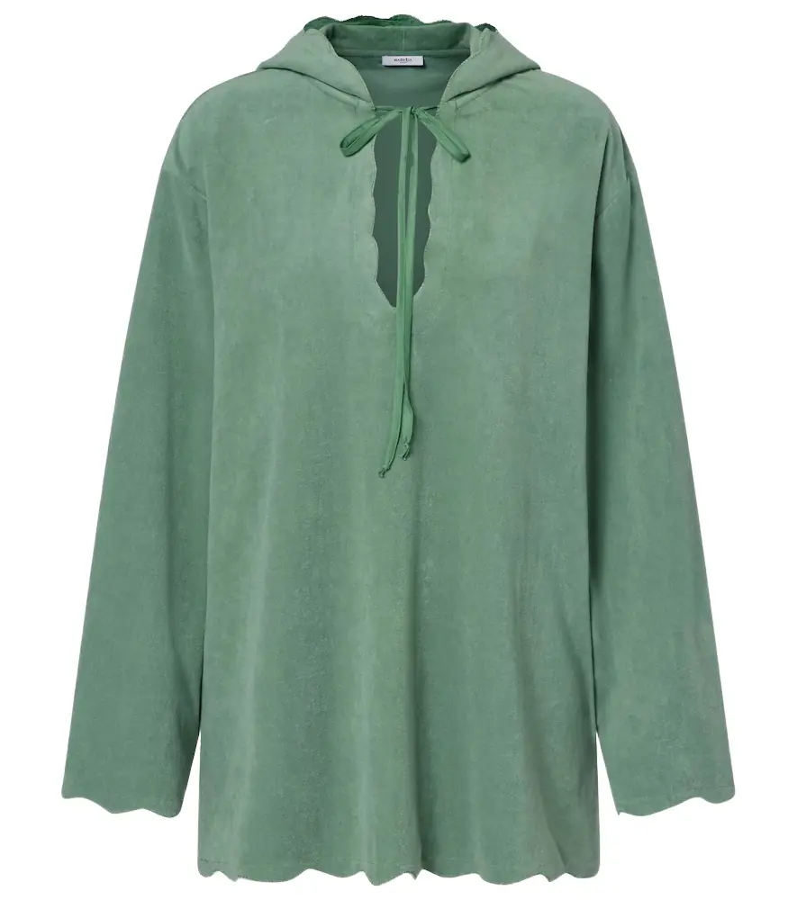 Marysia Baughman cotton-blend terry top