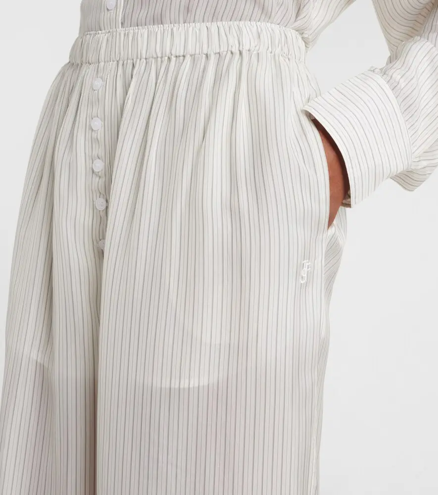 The Frankie Shop Brenna sheer striped wide-leg pants | Thumbnail 3 The Frankie Shop Brenna sheer striped wide-leg pants | Thumbnail 3