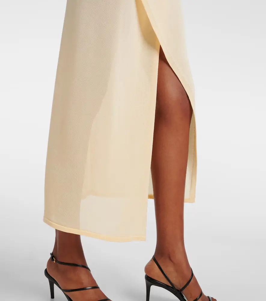 The Frankie Shop Alsen knitted sheer wrap skirt | Thumbnail 4 The Frankie Shop Alsen knitted sheer wrap skirt | Thumbnail 4