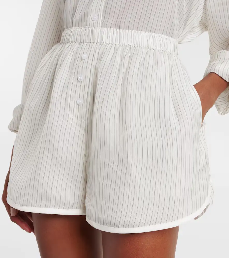 The Frankie Shop Brenna sheer striped shorts | Thumbnail 4 The Frankie Shop Brenna sheer striped shorts | Thumbnail 4