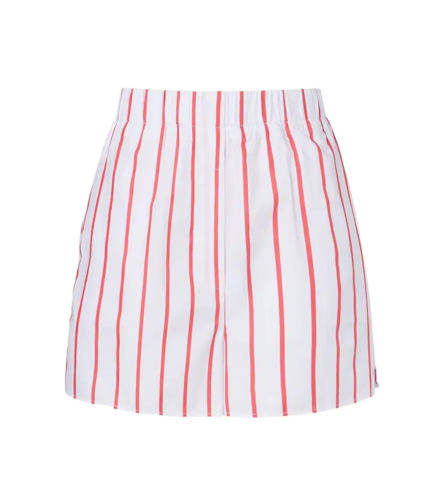 The Frankie Shop Lui striped cotton poplin shorts | Image 1 The Frankie Shop Lui striped cotton poplin shorts | Image 1