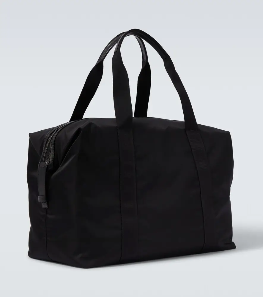 Prada Re-Nylon leather-trimmed duffel bag | Thumbnail 3 Prada Re-Nylon leather-trimmed duffel bag | Thumbnail 3
